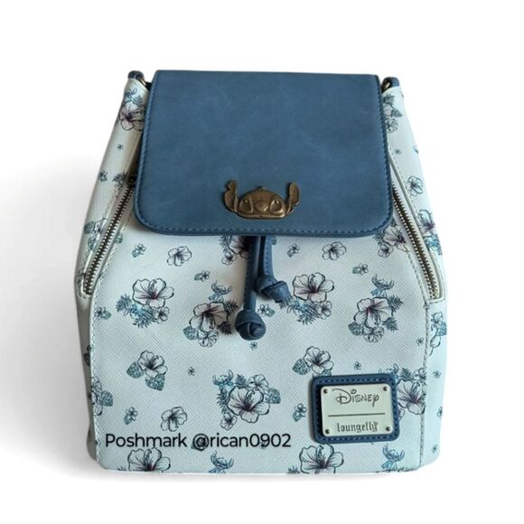 Loungefly Disney Lilo and Stitch Paradise Floral Mini Backpack main image 4